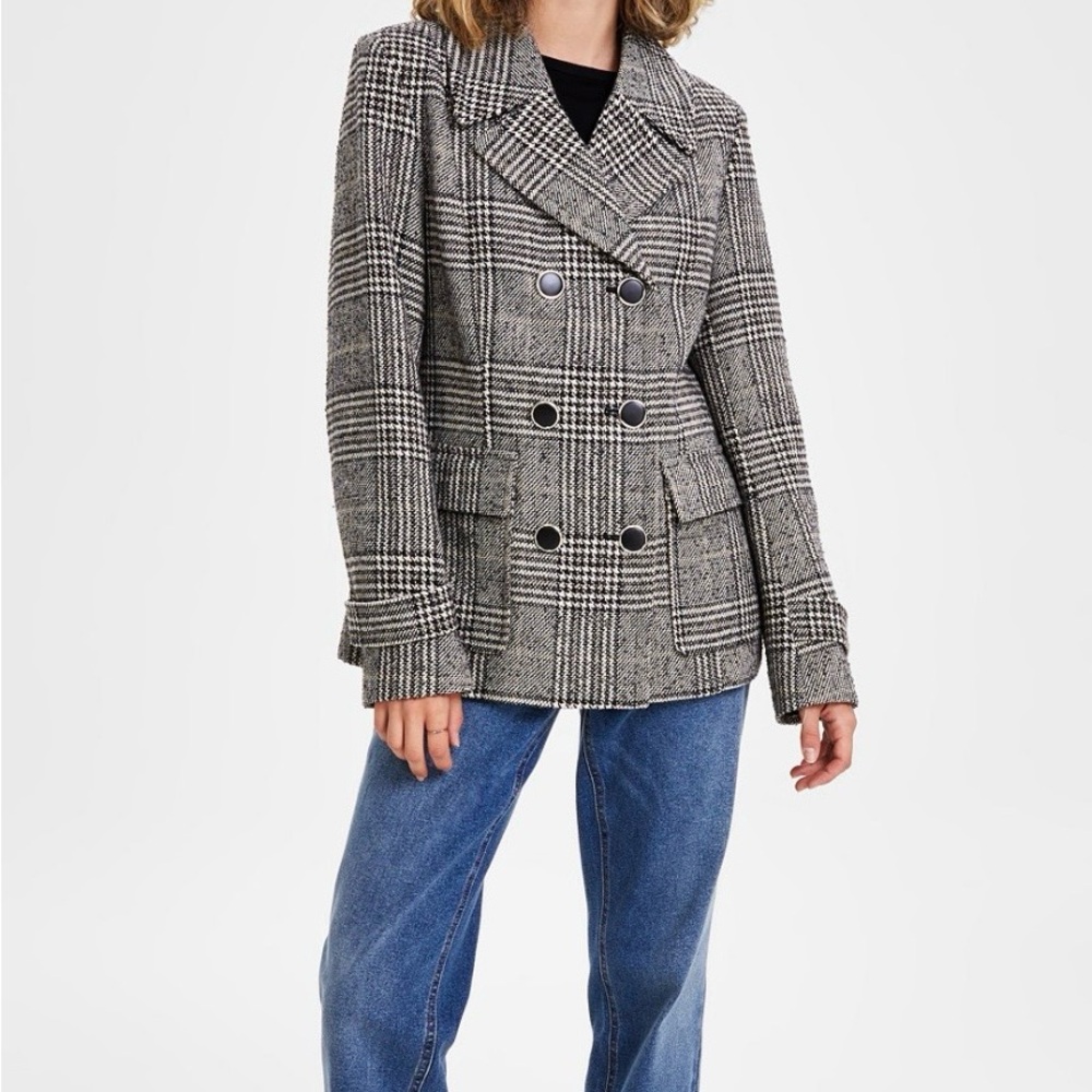 Maralyn & Me Juniors' Double-Breasted Long-Sleeve Peacoat